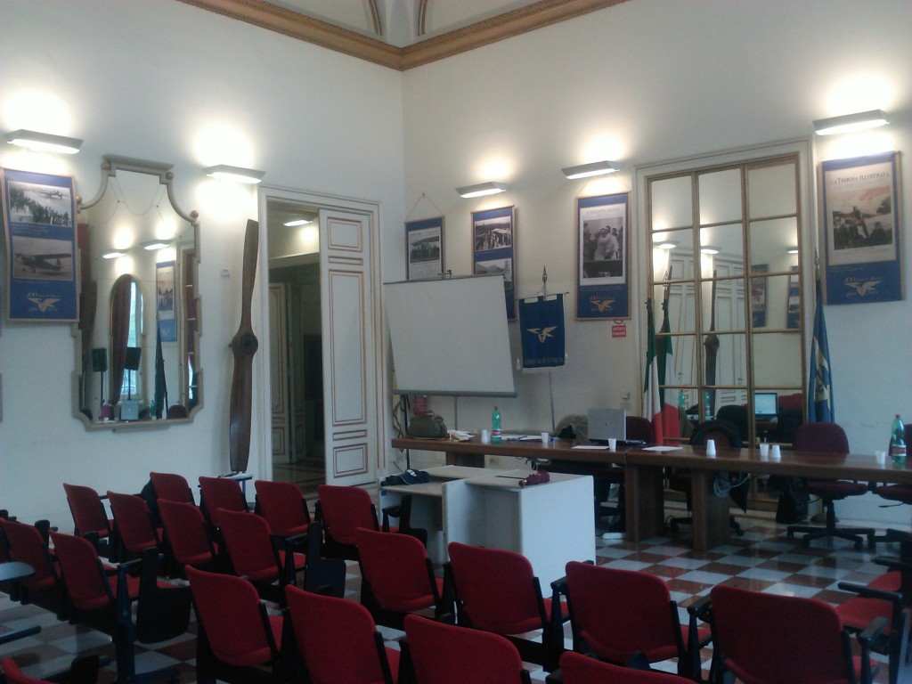 questa è la sala del test teorico